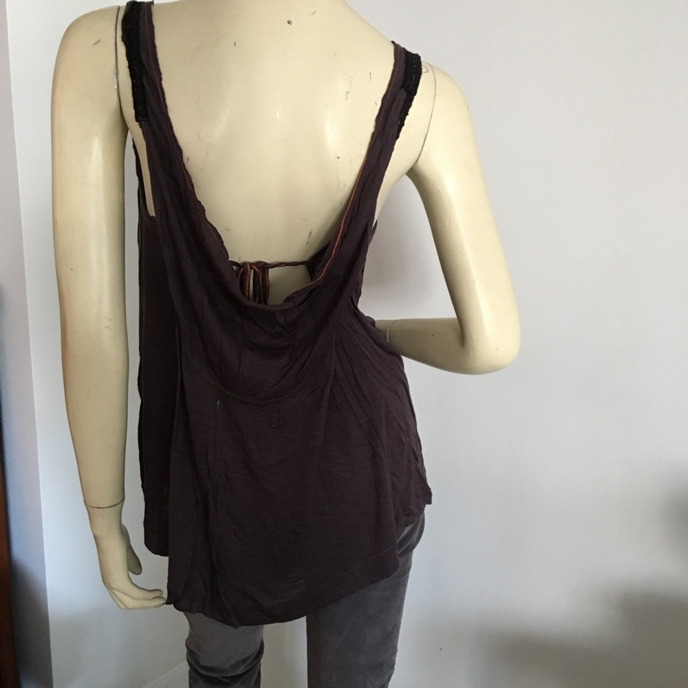Free people Beaded scoop neck tank top size xs - Picture 3 of 6